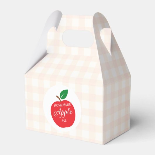 Homemade Apple Pie Baby Shower Geschenkschachtel (Vorderseite)