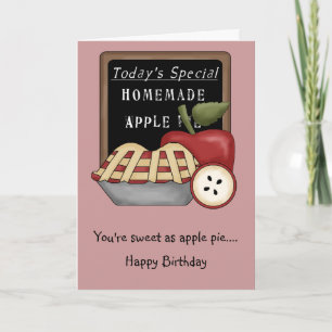 Homemade Apple Pie Card Karte