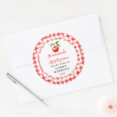 Homemade Applesauce Label Runder Aufkleber (Umschlag)