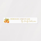 Homemade Apricot-Marmelade Etiketten (Design 1)