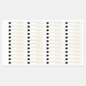 Homemade BlackBerry Jam Thin Label Etiketten (Blatt)