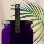 Homemade Blueberry Jam Thin Label Etiketten