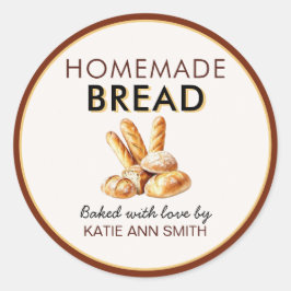 Homemade Bread Stickers | Baked with Love Labels