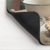 Homemade Cherry Pie In a Retro Kitchen Mousepad (Ecke)