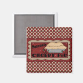 Homemade Cherry Pie Magnet (Vorderseite/Rückseite)