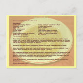 Homemade Chicken Noodle Soup Recipe Postcard Postkarte (Vorderseite)