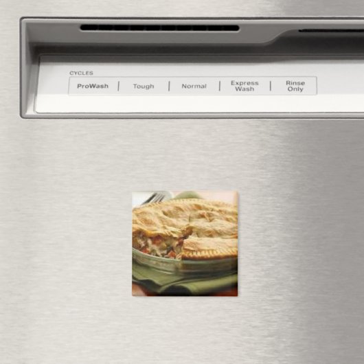 Homemade Chicken Pot Pie Magnet (In Situ (Geschirrspüler))