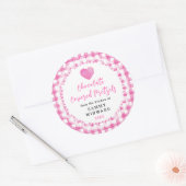 Homemade Chocolate Covered Pretzels Label Runder Aufkleber (Umschlag)