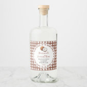 Homemade Coconut Rum Label Alkoholflaschenetikett (Vorderseite)