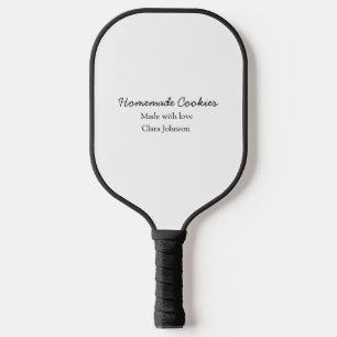 Homemade cookiers add your text name custom throw pickleball schläger