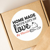 Homemade Cupcakes Classic Round Sticker