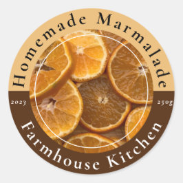 Homemade Customizable Marmalade Jam Sticker