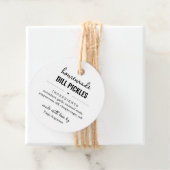 Homemade Dill Pickle Jar Label Tag (Beispiel)