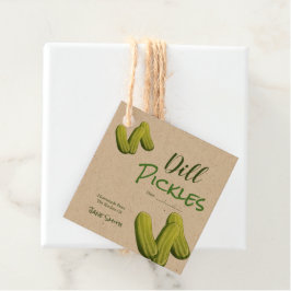 Homemade Dill Pickles Canning Jar Label