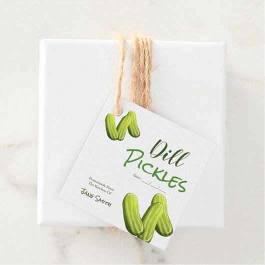 Homemade Dill Pickles Canning Jar Label (Beispiel)