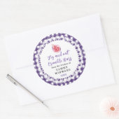 Homemade Fig and Oat Crumble Bars Label Runder Aufkleber (Umschlag)