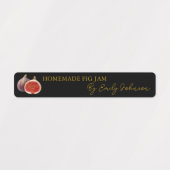 Homemade Fig Jam Thin Label Etiketten (Design 2)