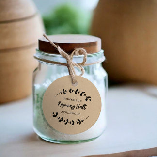 Homemade Food DIY Holiday Modern Chic Hostess Geschenkanhänger
