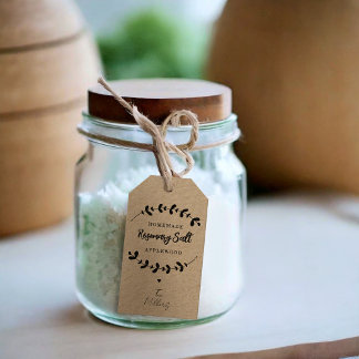 Homemade Food DIY Holiday Modern Chic Hostess Geschenkanhänger