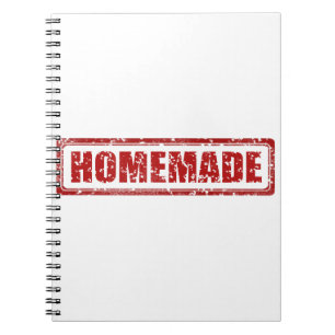 Homemade geschrieben notizblock