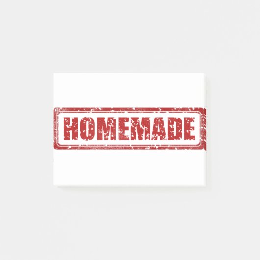 Homemade geschrieben post-it klebezettel (Vorderseite)
