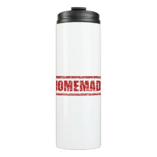 Homemade geschrieben thermosbecher