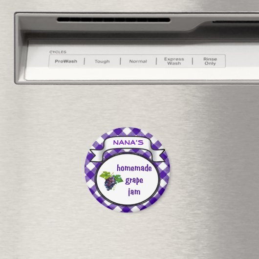 Homemade Grape Jam Magnet (In Situ (Geschirrspüler))