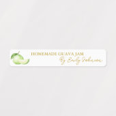 Homemade Guava Jam Thin Label Etiketten (Design 1)