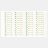 Homemade Guava Jam Thin Label Etiketten (Blatt)