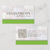 Homemade Healthy Süßigkeiten & Cakes Simple Modern Visitenkarte (Vorne/Hinten)