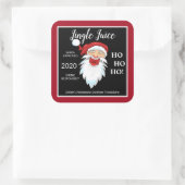 Homemade Holiday Moonshine Personalisiert Quadratischer Aufkleber (Tasche)