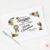 Homemade Holiday Soap Personalisiert Rechteckiger Aufkleber (Umschlag)