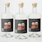 Homemade Honig QR Code Food Label Alkoholflaschenetikett (Flaschen)