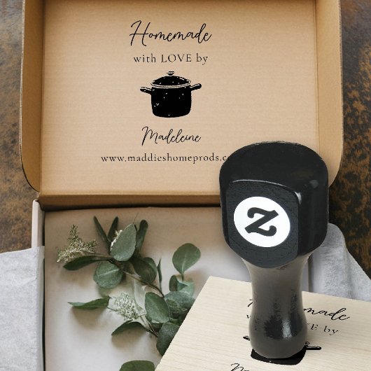 Homemade Jam Preserve Baker Artisan Crafter Maker Gummistempel