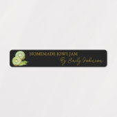 Homemade Kiwi Jam Thin Label Etiketten (Design 1)