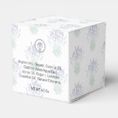 Homemade Lavender Bath Bombenkasten Geschenkschachtel (Rückseite)