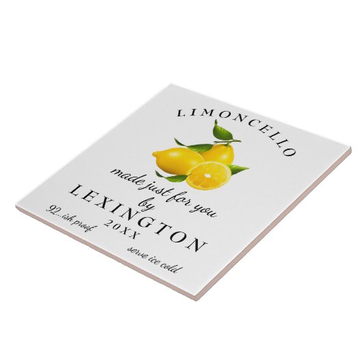 Homemade Limoncello Fliese (Seite)