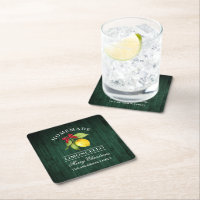 Homemade Limoncello Green Wood Print Weihnachten