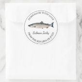 Homemade Lmon Jerky Label Runder Aufkleber (Tasche)