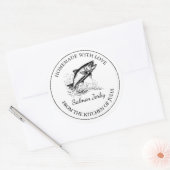 Homemade Lmon Jerky Label Runder Aufkleber (Umschlag)