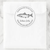 Homemade Lmon Jerky Label Runder Aufkleber (Tasche)