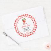 Homemade Mini Apple Pies Label Runder Aufkleber (Umschlag)