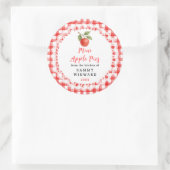 Homemade Mini Apple Pies Label Runder Aufkleber (Tasche)