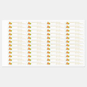 Homemade Mixed Citrus Jam Thin Siegel Label Etiketten (Blatt)