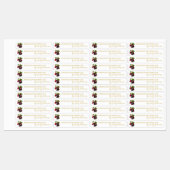 Homemade Mulberry Jam Thin Siegel Label Etiketten (Blatt)