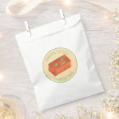 Homemade Mysore Pak Mithai indische Süßigkeiten Geschenktütchen (Ausgeschnitten)