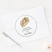 Homemade nur für Ingwer-Root Runder Aufkleber (Umschlag)