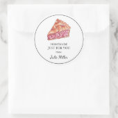 Homemade nur für Sie Piepton Runder Aufkleber (Tasche)