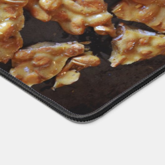 Homemade Peanut Brittle Candy Art Desk Mat Pad Schreibtischunterlage (Ecke)