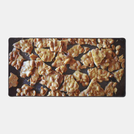 Homemade Peanut Brittle Candy Art Desk Mat Pad Schreibtischunterlage (Vorderseite)
